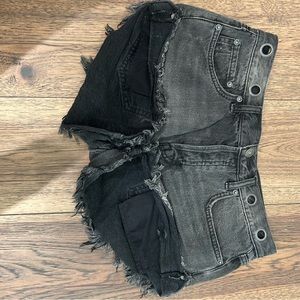 Black we the free free people Jean shorts size 27